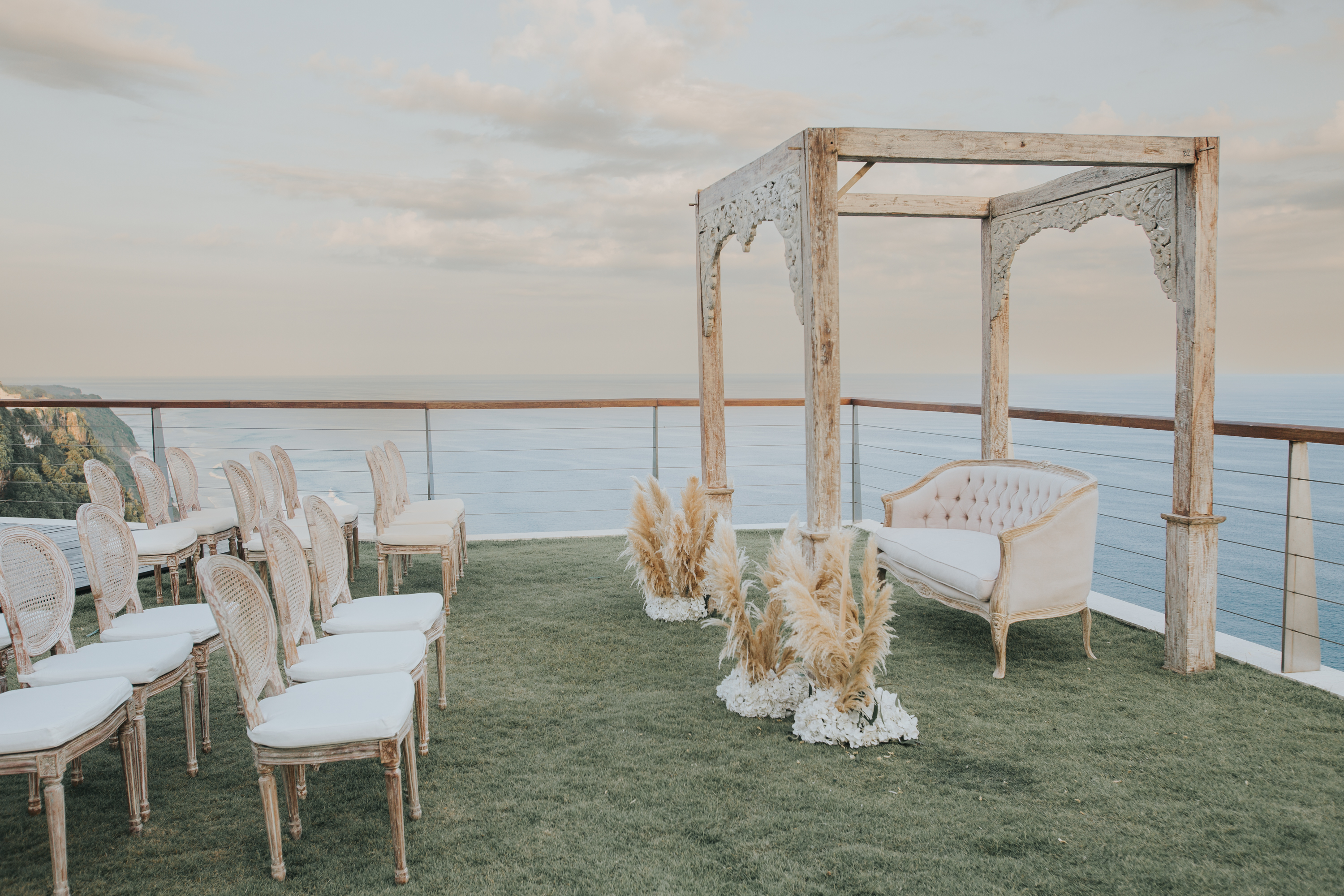 The Edge Bali · Ceremony Terrace at Sunset